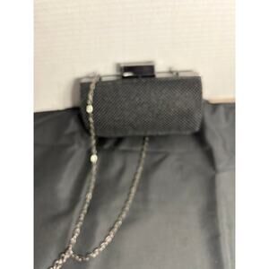 Jessica McClintock, Platinum Elegant Mesh Clutch with Drop-in Shoulder Strap